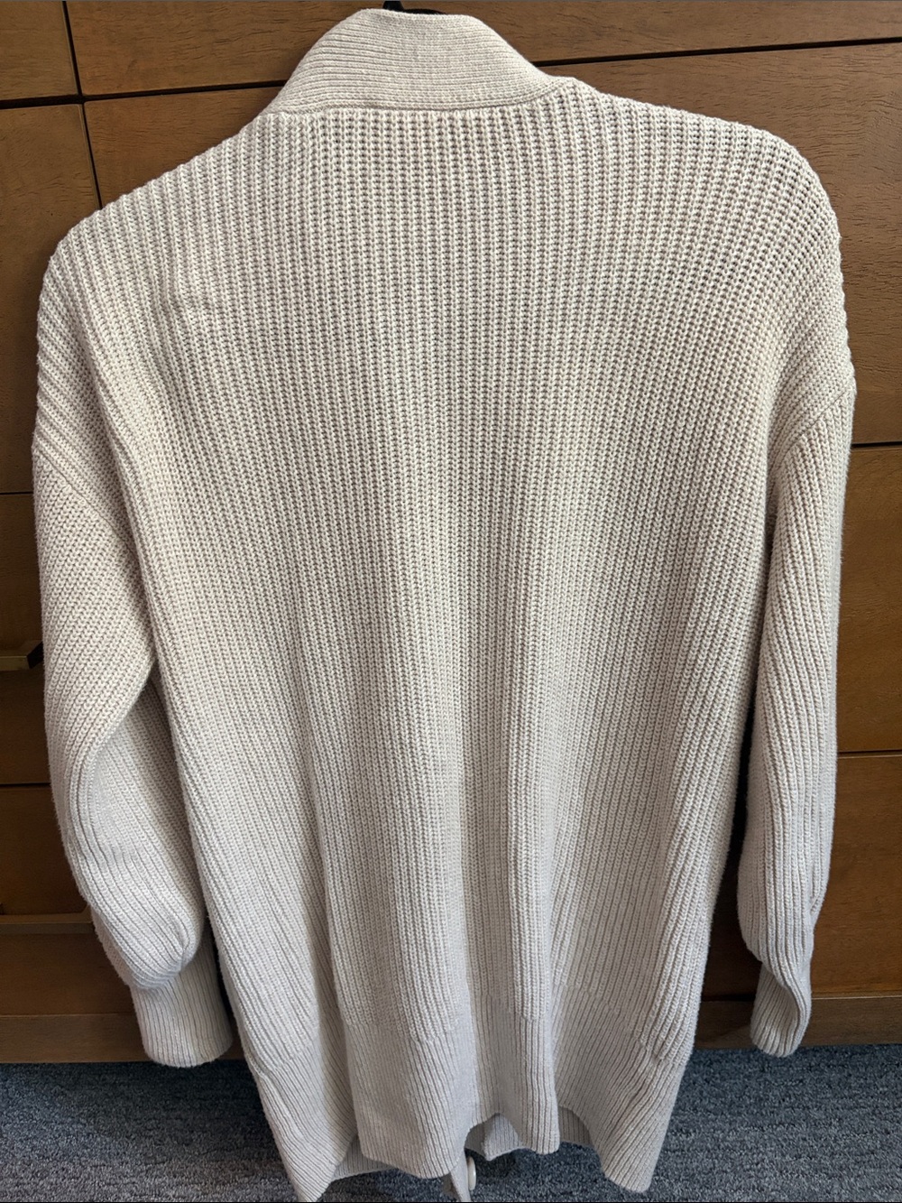 LOFT Women’s Open-Front Cardigans - Black & Cream Pair - Picture 3 of 5